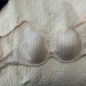 Victoria's Secret Pink and White bra